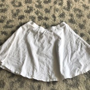 White Forever21 Skater Skirt